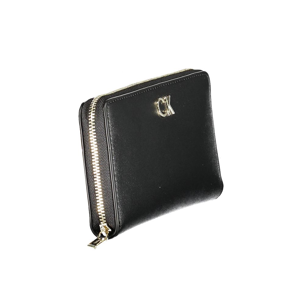 Portefeuille femme Calvin Klein en polyéthylène noir
