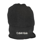 Bonnet en laine noire Calvin Klein