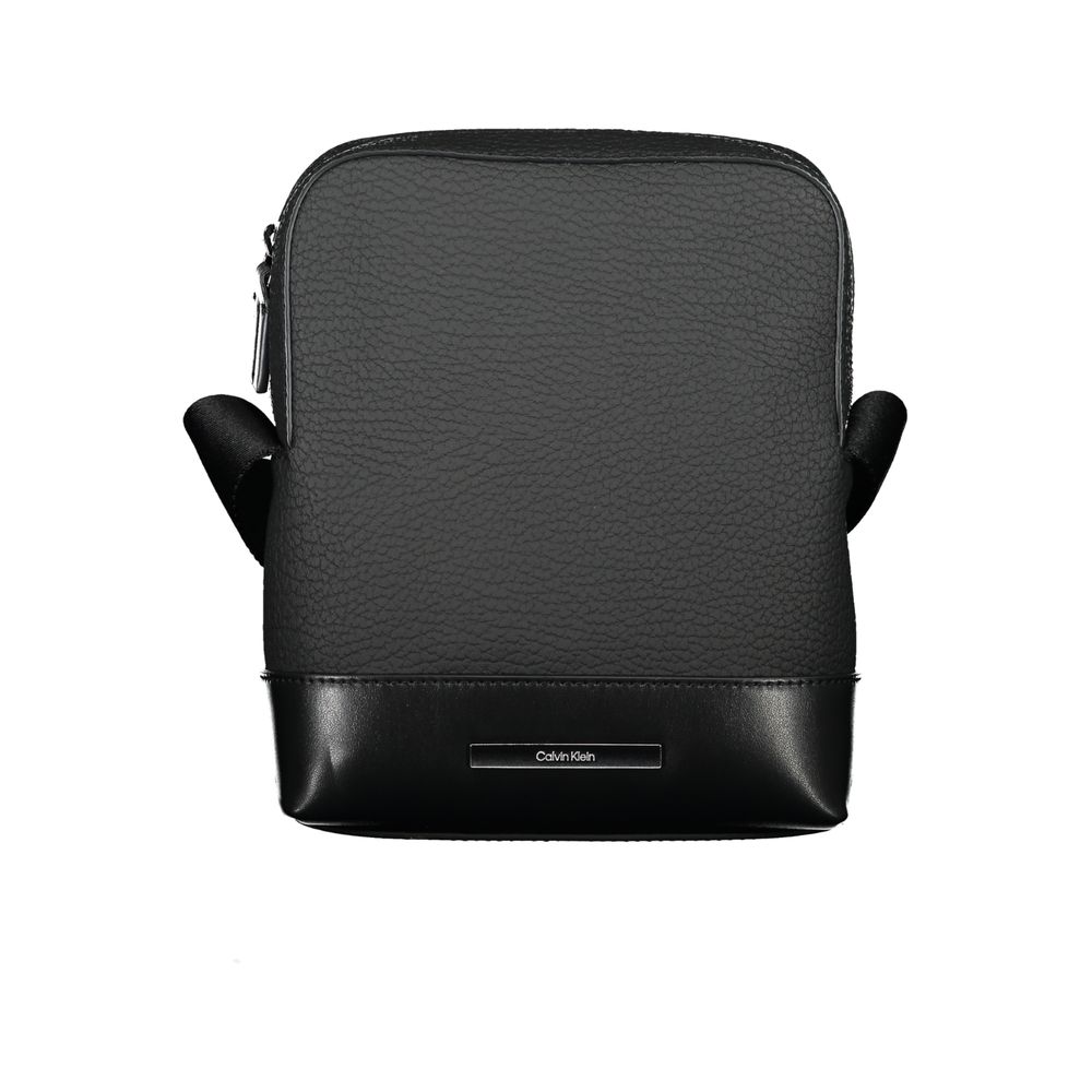 Sac à bandoulière noir élégant Calvin Klein avec détails contrastés