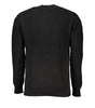 Calvin Klein Sleek Cotton Crew Neck Sweater with Contrast Details