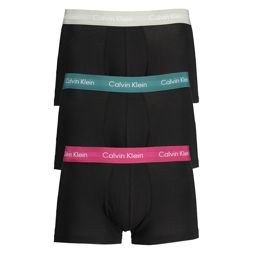 Sous-vêtements en coton noir Calvin Klein