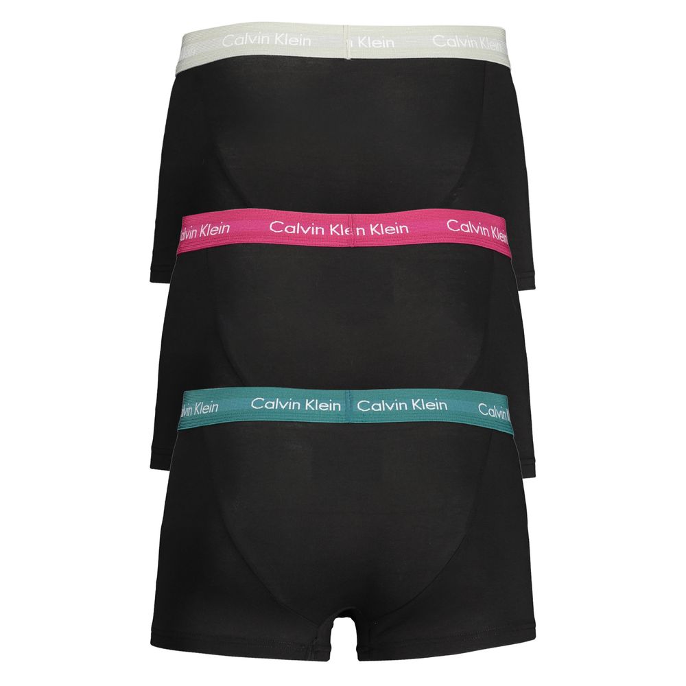 Sous-vêtements en coton noir Calvin Klein