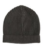 Dolce & Gabbana Dark Gray Cashmere Knit Winter Beanie Hat