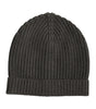 Dolce & Gabbana Dark Gray Cashmere Knit Winter Beanie Hat