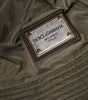 Dolce & Gabbana Brown DG Plaque Wide Brim Bucket Hat