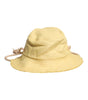 Dolce & Gabbana Yellow Cotton Wide Brim Bucket