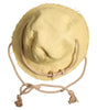 Dolce & Gabbana Yellow Cotton Wide Brim Bucket