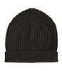 Dolce & Gabbana Dark Gray Cashmere Knit Winter Beanie Hat