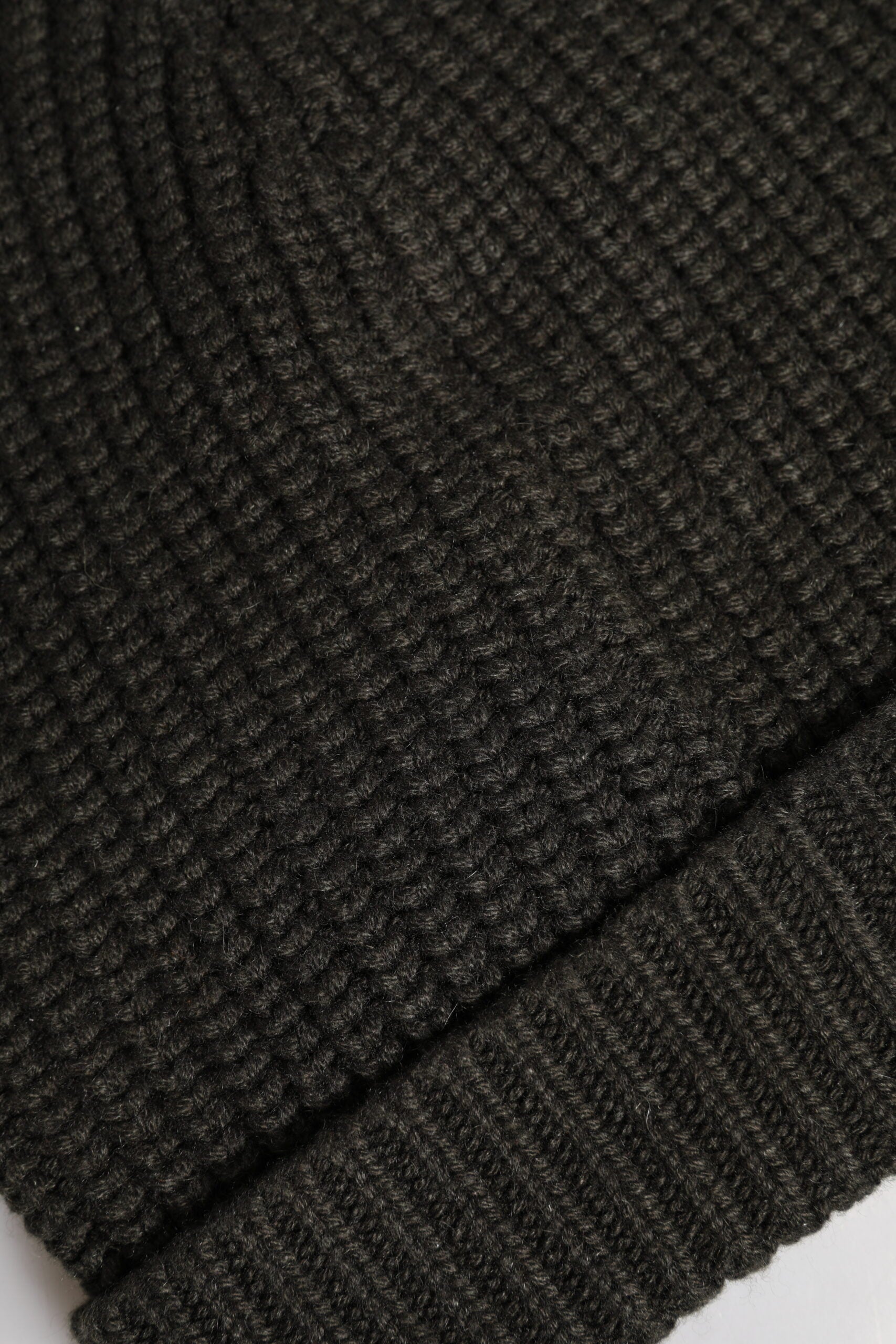 Dolce & Gabbana Dark Gray Cashmere Knit Winter Beanie Hat