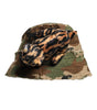 Dolce & Gabbana Multicolor Leopard Embellish Wide Brim Bucket Hat