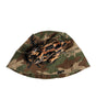 Dolce & Gabbana Multicolor Leopard Embellish Wide Brim Bucket Hat