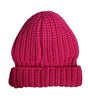 Dolce & Gabbana Pink Solid Wool Knitted Winter Beanie Hat