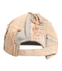 Dolce &amp; Gabbana Beige Tattered Cotton 6 Panels Baseball Cap