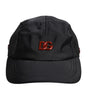 Dolce &amp; Gabbana Black Nylon Logo 6 Panels Baseball Cap