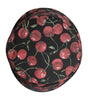Dolce &amp; Gabbana Black Cotton Printed Wide Brim Bucket Hat