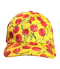 Dolce & Gabbana Yellow Cotton Printed 6 Panels Baseball Cap