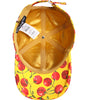 Dolce & Gabbana Yellow Cotton Printed 6 Panels Baseball Cap
