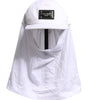 Dolce & Gabbana White Cotton DG Logo Plaque Baseball Balaclava Cap