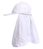 Dolce & Gabbana White Cotton DG Logo Plaque Baseball Balaclava Cap
