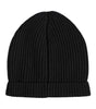 Bonnet d'hiver tricoté en cachemire noir Dolce &amp; Gabbana