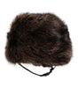 Dolce & Gabbana Brown Fur Women Bucket Hat