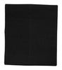 Dolce &amp; Gabbana Black Cashmere Knitted Neck Warmer Foulard Scarf
