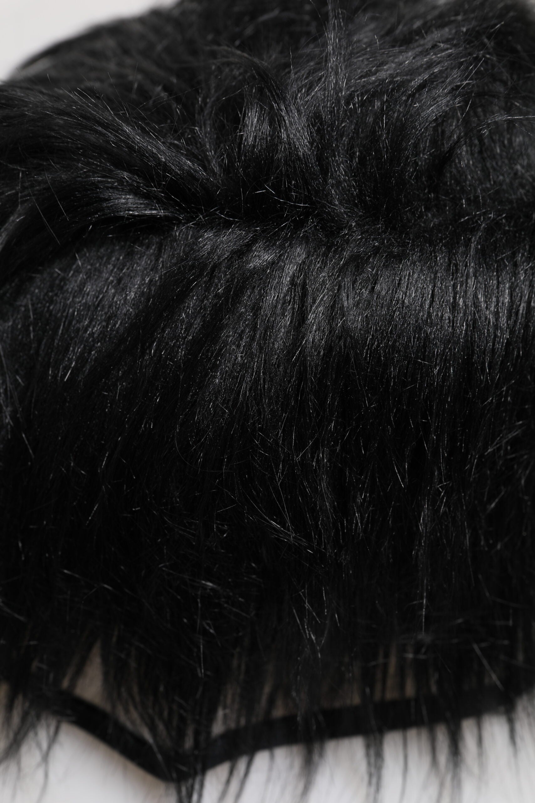 Bob en fausse fourrure noire Dolce &amp; Gabbana