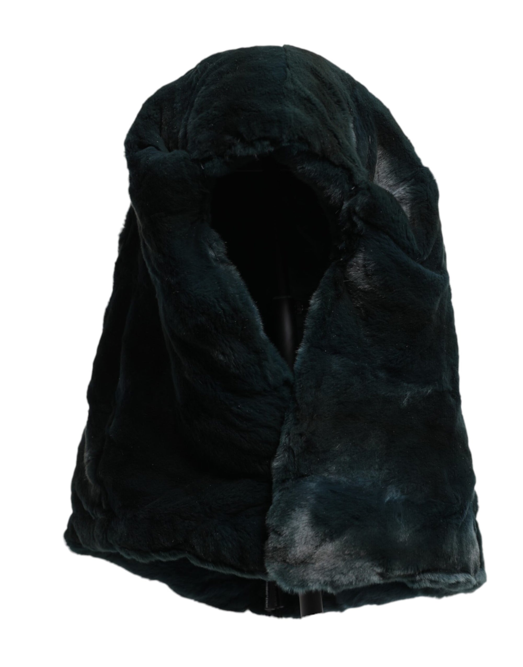 Bonnet en fourrure de belette noire Dolce &amp; Gabbana pour femme