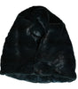 Bonnet en fourrure de belette noire Dolce &amp; Gabbana pour femme