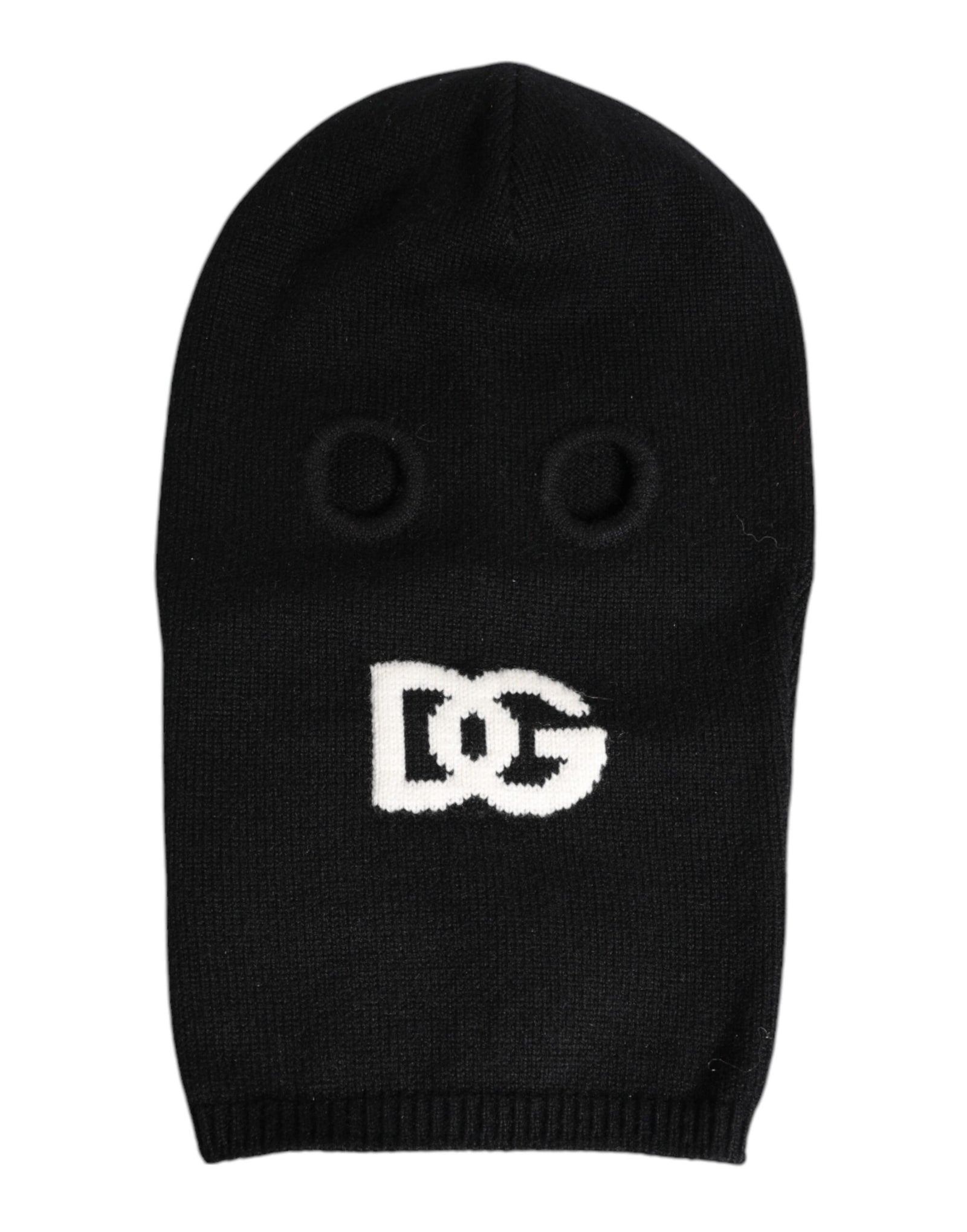 Cagoule de ski en cachemire noir Dolce &amp; Gabbana