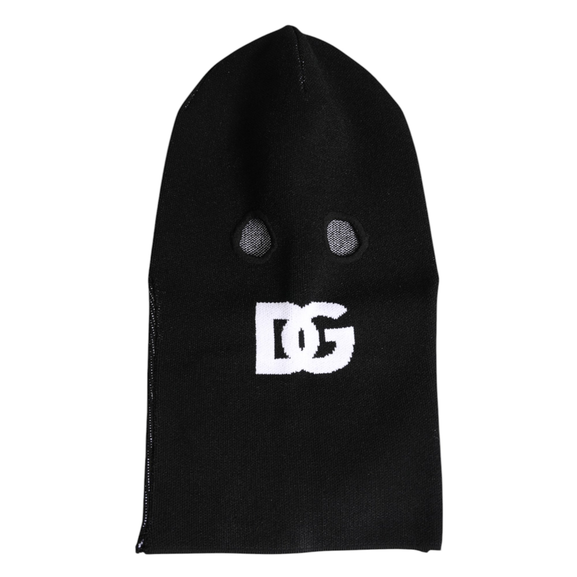 Cagoule de ski en cachemire noir Dolce &amp; Gabbana