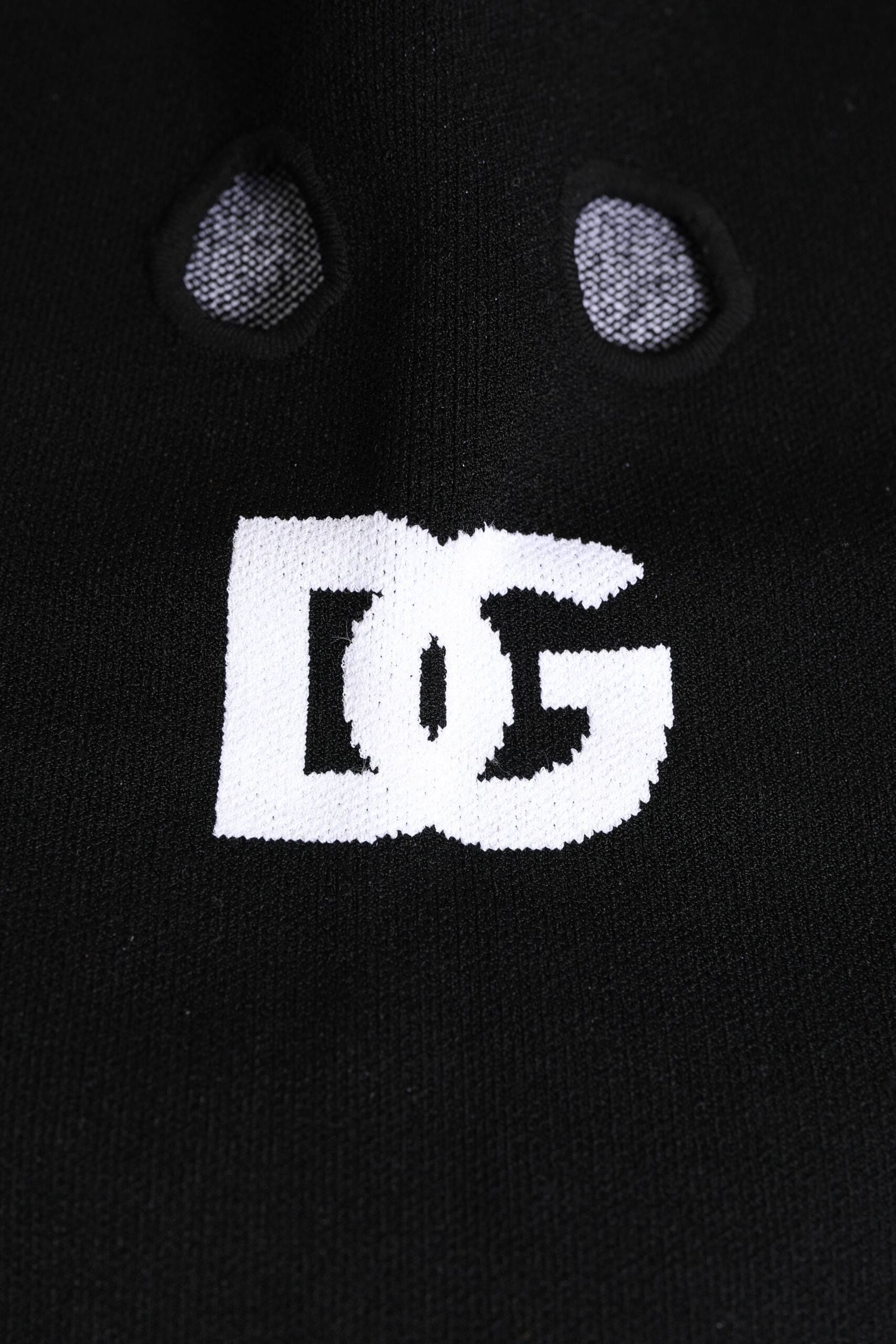 Cagoule de ski en cachemire noir Dolce &amp; Gabbana