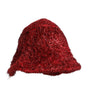 Chapeau seau à large bord en viscose rouge Dolce &amp; Gabbana
