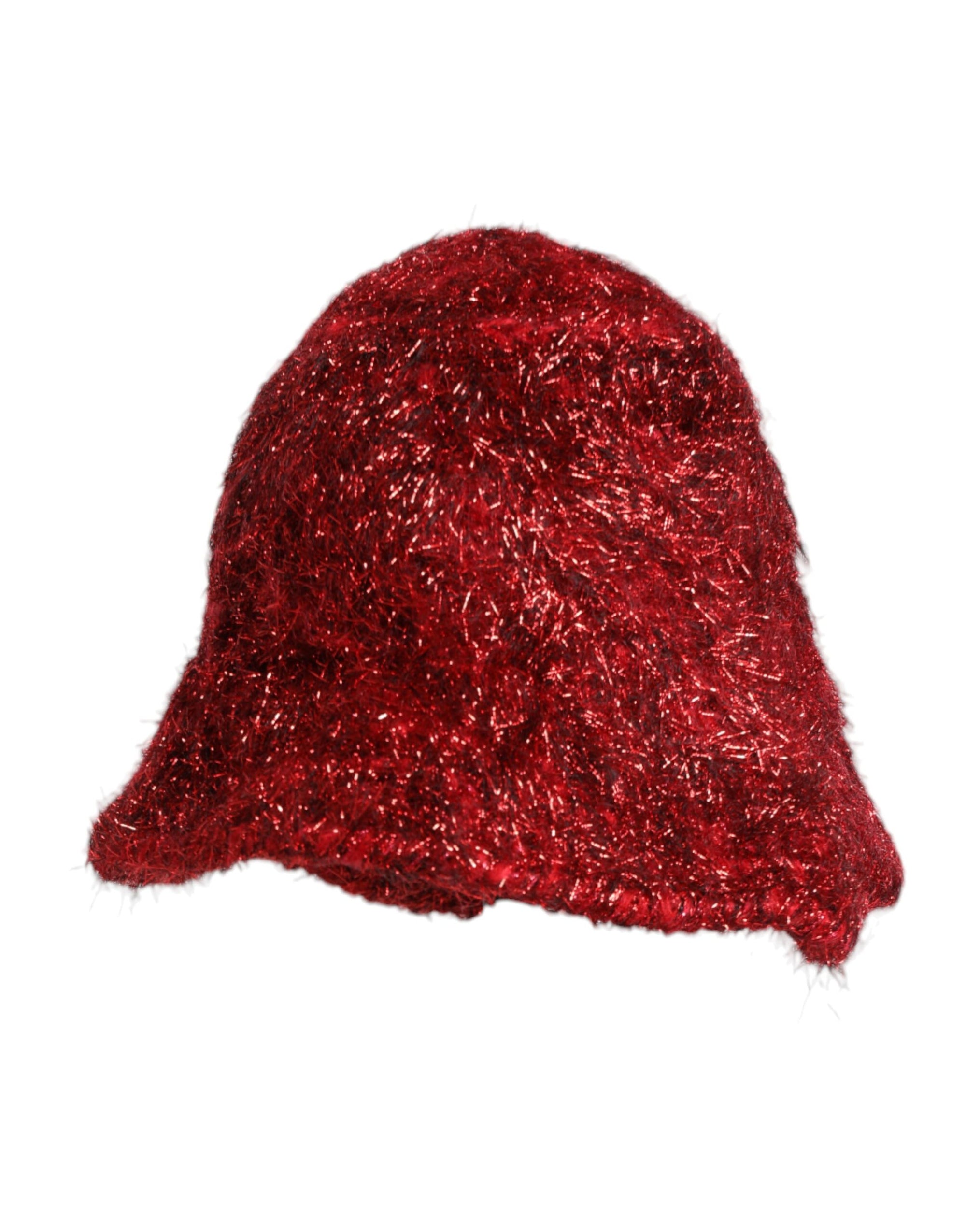 Chapeau seau à large bord en viscose rouge Dolce &amp; Gabbana