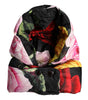 Chapeau enveloppant à imprimé floral noir Dolce &amp; Gabbana
