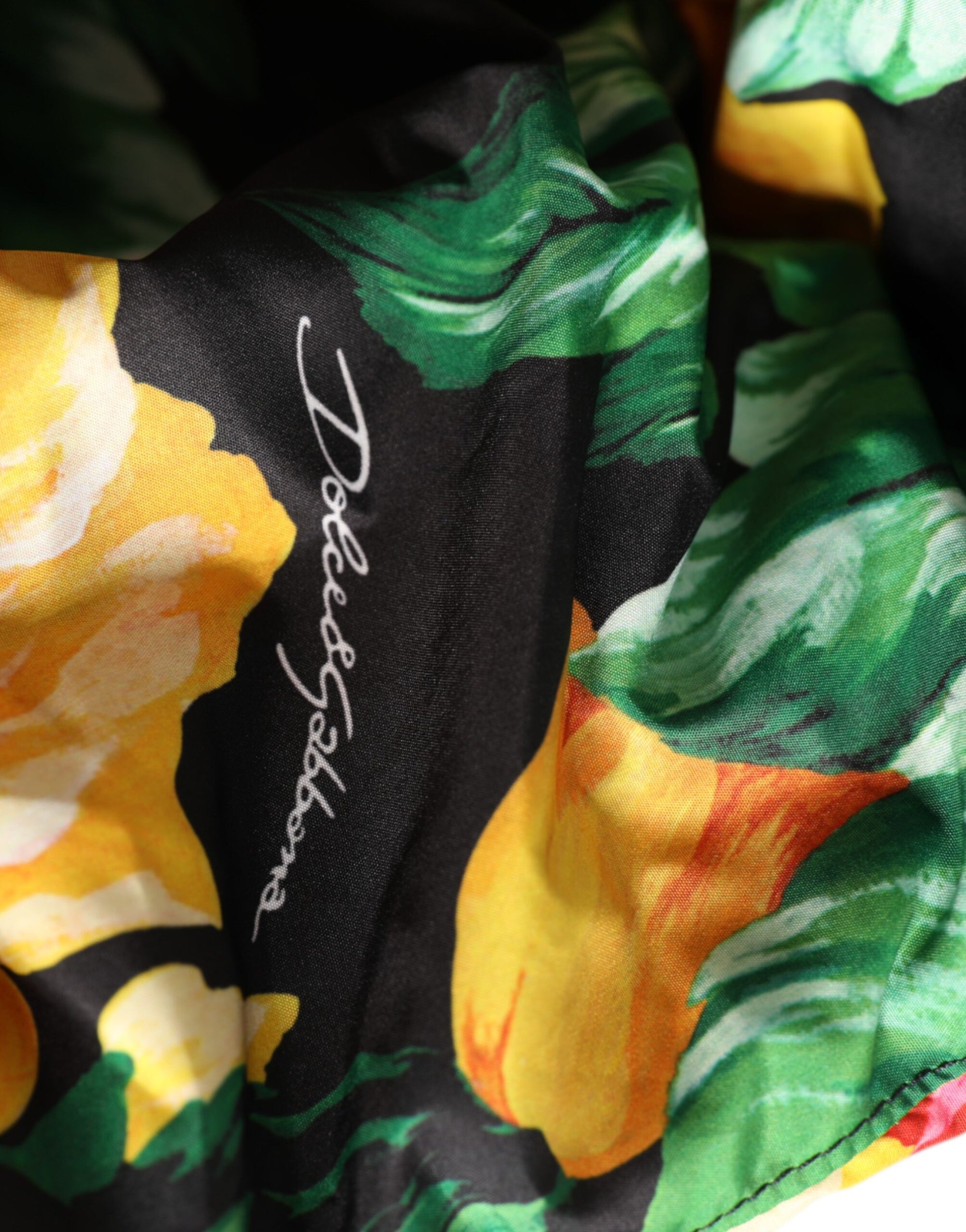 Chapeau enveloppant à imprimé floral multicolore Dolce &amp; Gabbana