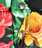 Chapeau enveloppant à imprimé floral multicolore Dolce &amp; Gabbana