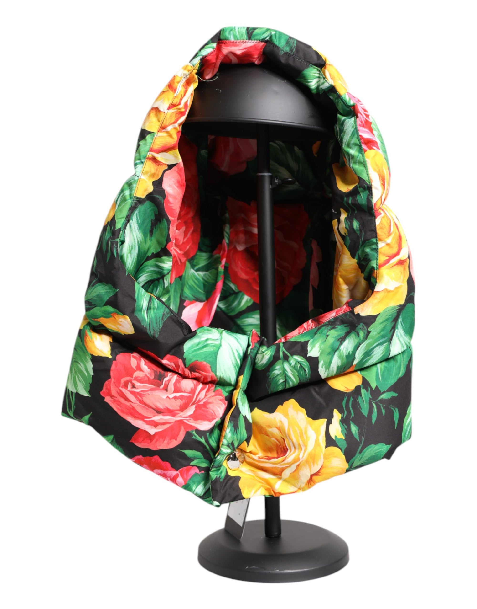 Chapeau enveloppant à imprimé floral multicolore Dolce &amp; Gabbana