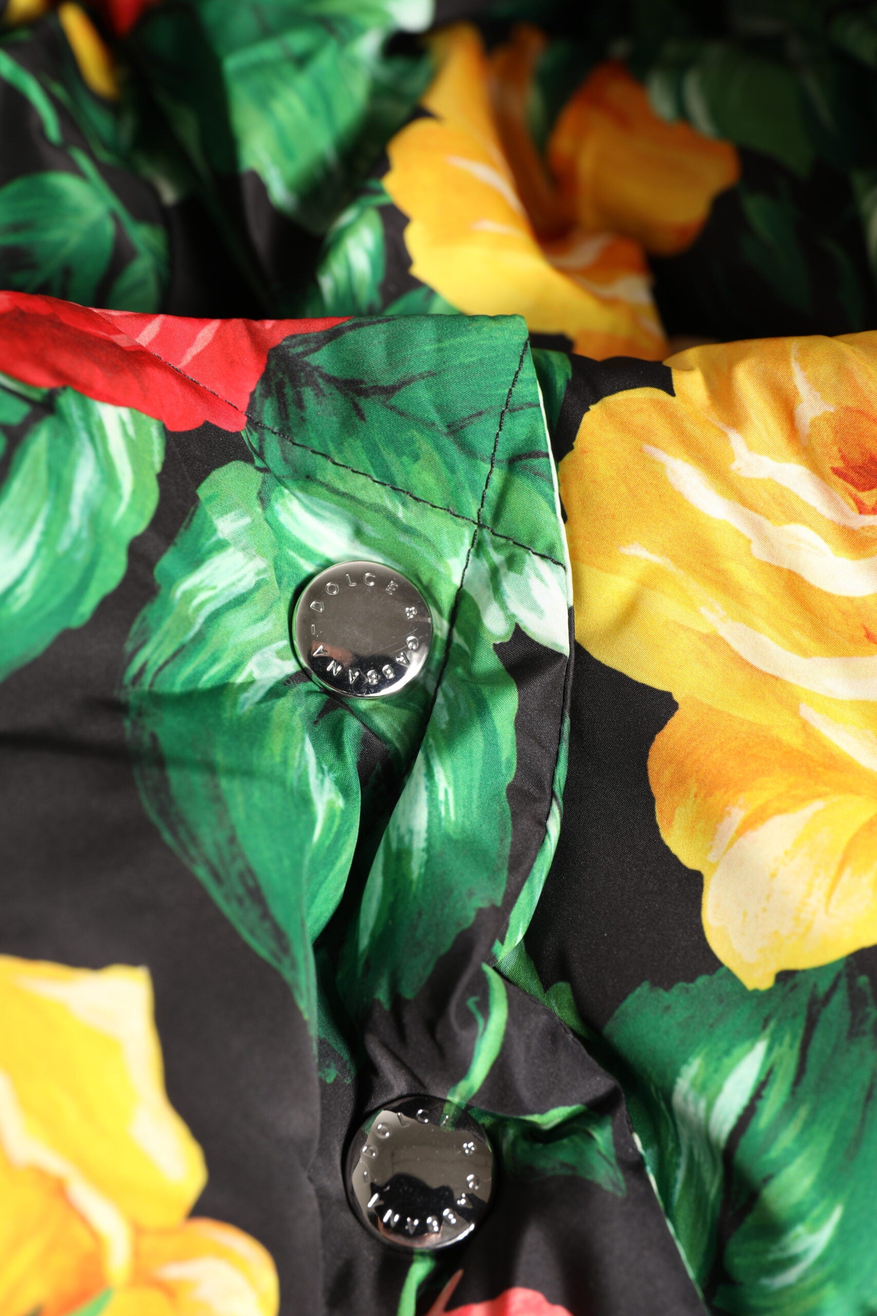Chapeau enveloppant à imprimé floral multicolore Dolce &amp; Gabbana