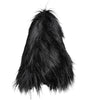 Dolce & Gabbana Black Acrylic Fur Womens Bucket Hat