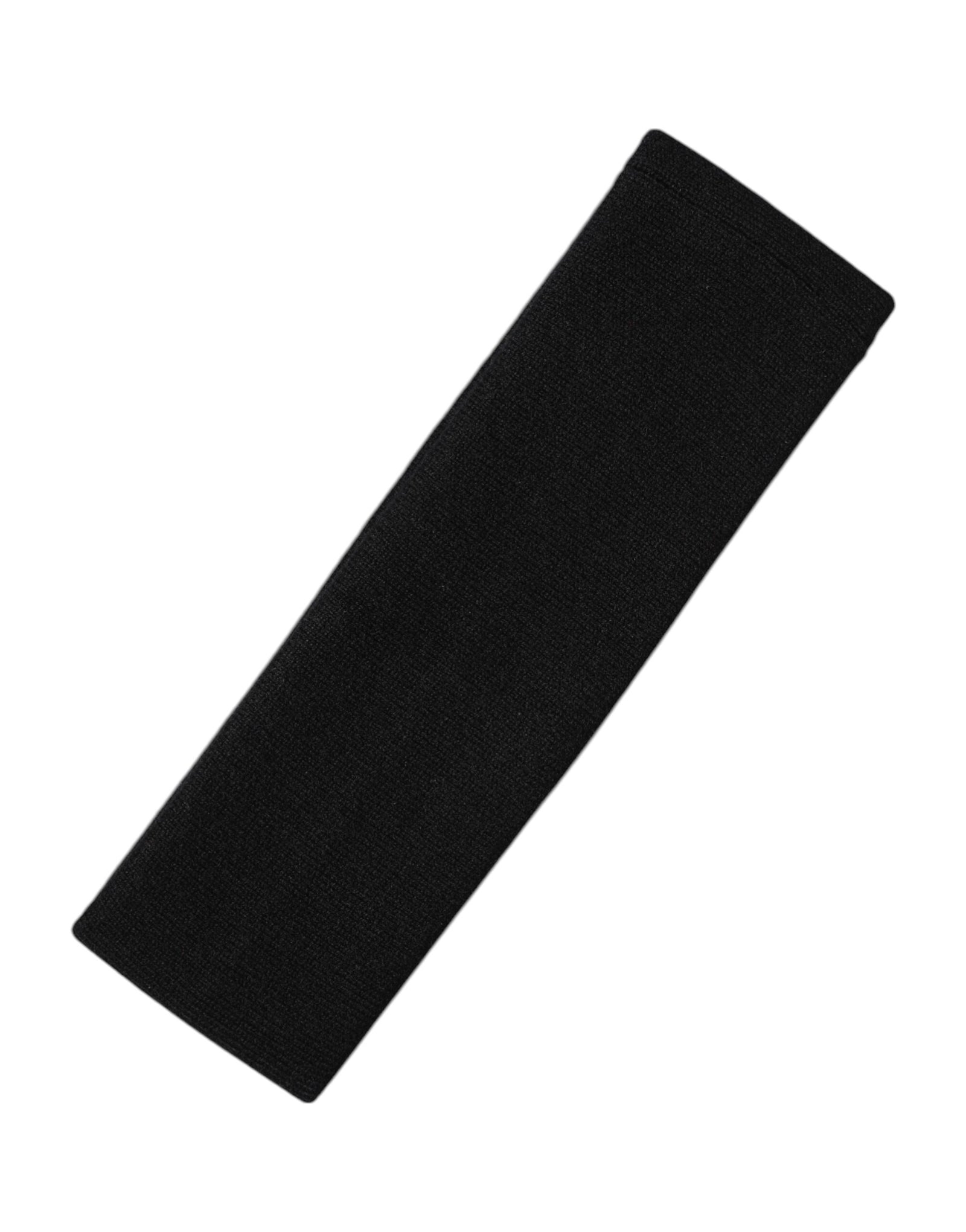 Bonnet bandeau en cachemire noir Dolce &amp; Gabbana pour femme