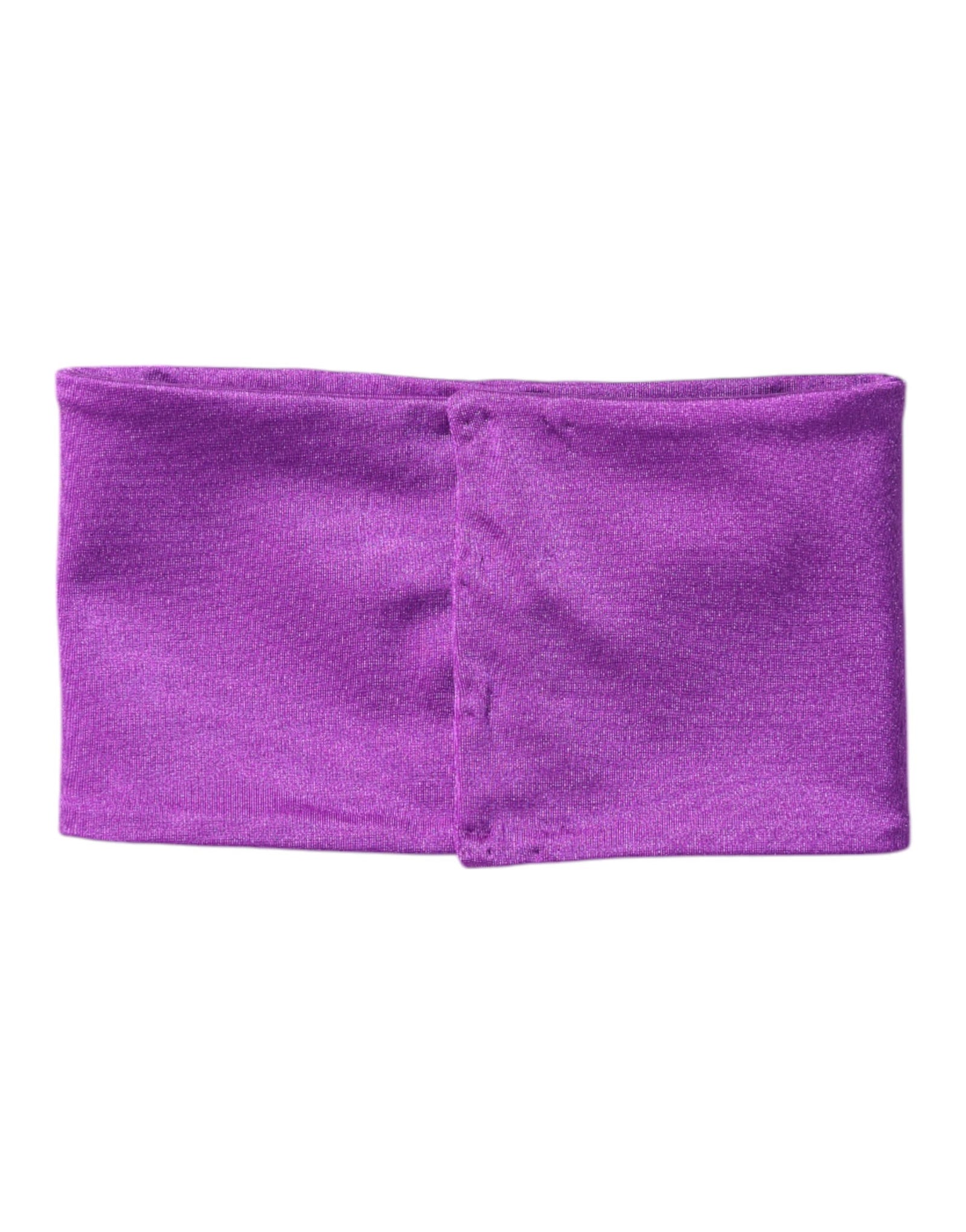 Foulard tour de cou Dolce &amp; Gabbana en nylon extensible violet pour femme