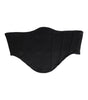 Dolce & Gabbana Black Cotton Waist Tuxedo Belt Cummerbund