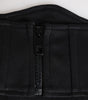 Dolce & Gabbana Black Cotton Waist Tuxedo Belt Cummerbund
