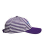 Dolce & Gabbana White Purple Stripe Cotton Women Baseball Cap