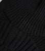 Bonnet d'hiver tricoté en cachemire noir Dolce &amp; Gabbana