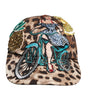 Dolce &amp; Gabbana Brown Leopard Sequin Sicily Baseball Cap