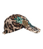 Dolce &amp; Gabbana Brown Leopard Sequin Sicily Baseball Cap