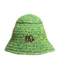 Bob Dolce &amp; Gabbana en coton vert crocheté avec logo DG