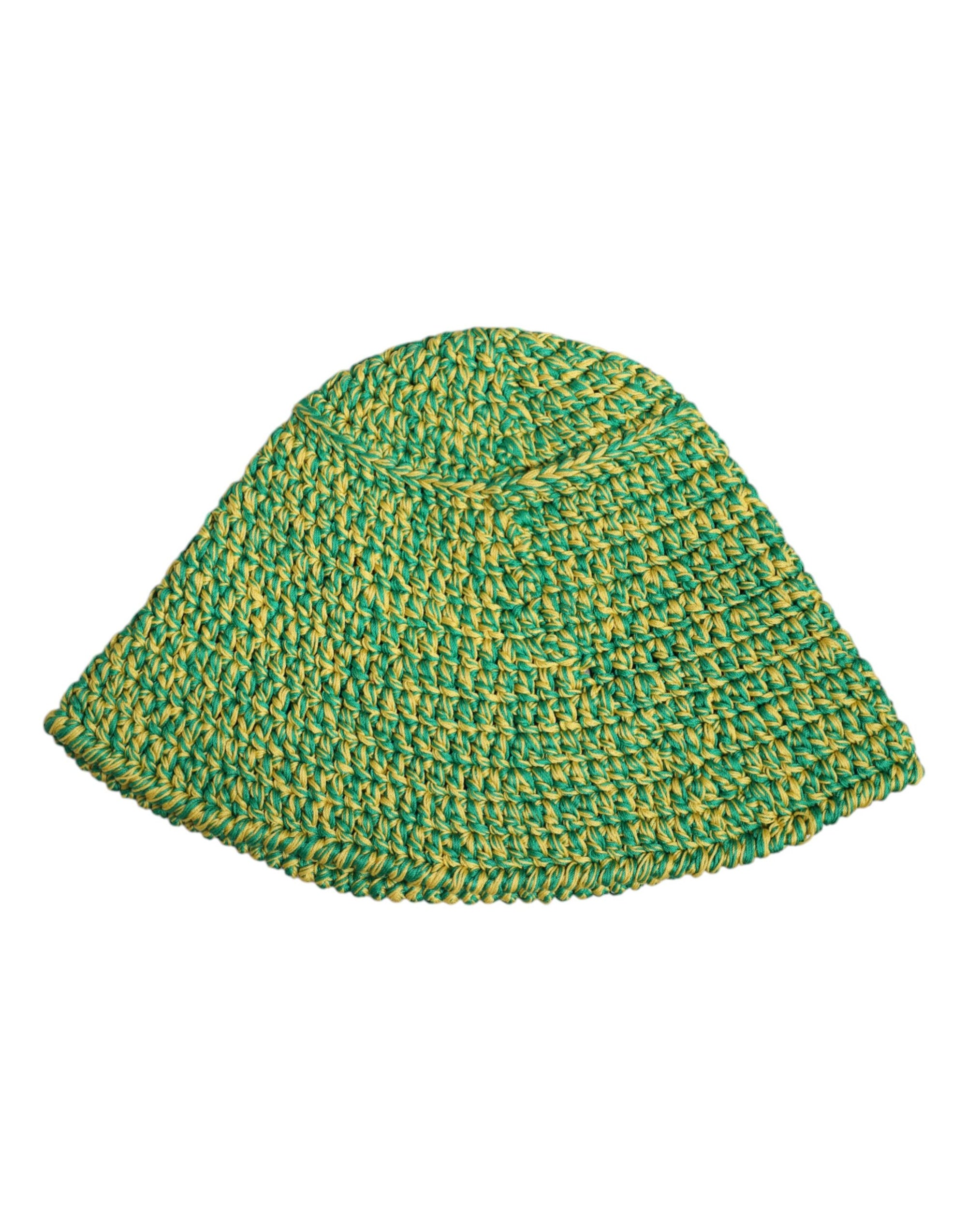 Bob Dolce &amp; Gabbana en coton vert crocheté avec logo DG